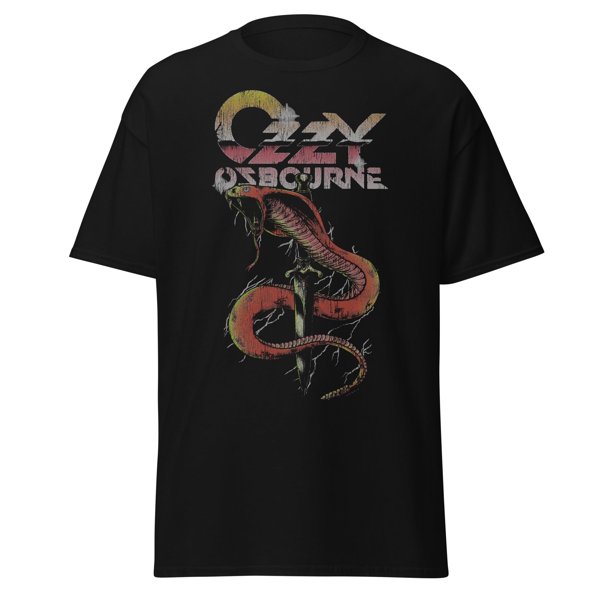Ozzy Osbourne Snake Bite Jumbo Print T-Shirt [Apparel]